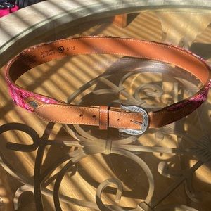 Genuine leather waist belt